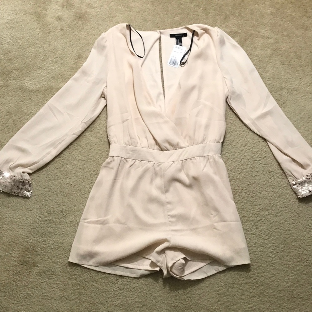 Forever 21 Jumpsuit Peach